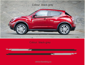 Sticker Set Nissan Juke decals "Nismo stripes"