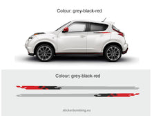 Load image into Gallery viewer, Sticker Set Nissan Juke decals &quot;Nismo stripes&quot;