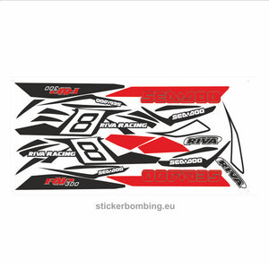 Sea-Doo RXP-X 300 RS Riva Racing, 300, 260 Jet Ski Full Set Stickers