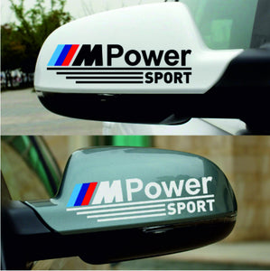 Stickers set for BMW-M-PowerSport 1pair Decal Car-Styling For