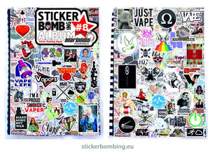 Sticker Bombing Album #8 Vape Edition - Stickers Pack #8