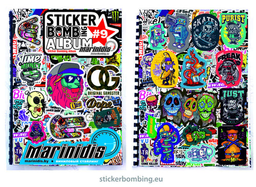 Sticker Bombing Album #9 - Sticker Bombing Pack #9 - Sticker Bombing Book #9