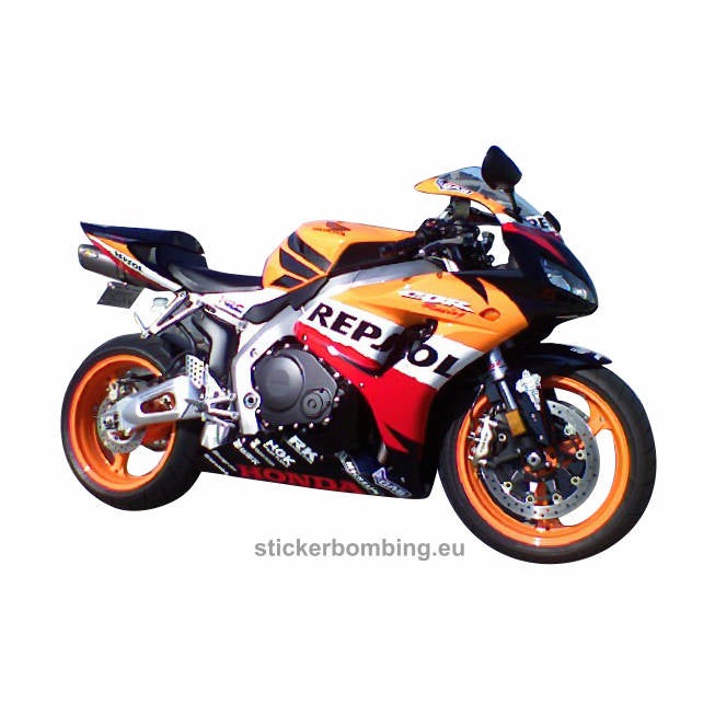 Stickers set for moto: Honda CBR 1000 RR Repsol (2006-2007)Replica Gra –