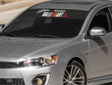 Load image into Gallery viewer, Windshield Banner Decal  Mitsubishi Rally Art
