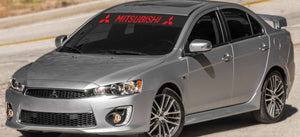 Windshield Banner Decal  Mitsubishi