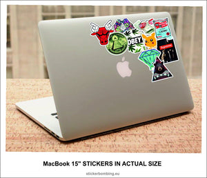 Sticker Pack Fifty #1 - 50 Random Stickers - Sticker Bombing Pack Fifty #1