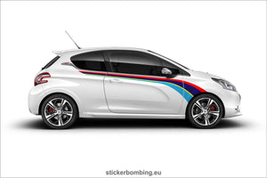 Stickers set for Peugeot 208 GTI RALLY