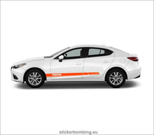 Load image into Gallery viewer, Mazda 2 3 6 RX8 lower panel door stripes vinyl graphics and decals kits  - &quot;Mazda Stripes&quot;