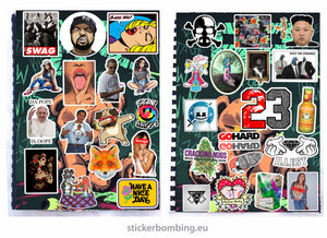 Sticker Bombing Album #10 - Sticker Bombing Pack #10 - Sticker Book #10