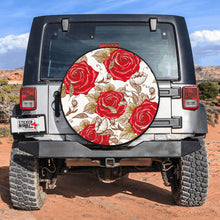Load image into Gallery viewer, Premium quality-Full Ecological Leather-Tire Cover Flowers