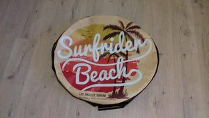 Premium quality-Full Ecological Leather-Tire Cover Surfrider Beach