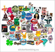 Load image into Gallery viewer, Sticker Pack Fifty #1 - 50 Random Stickers - Sticker Bombing Pack Fifty #1