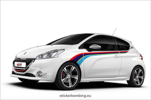 Stickers set for Peugeot 208 GTI RALLY