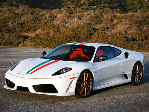 Ferrari F430 Challenge Stradale Tri-Color Stripe Decal Kit