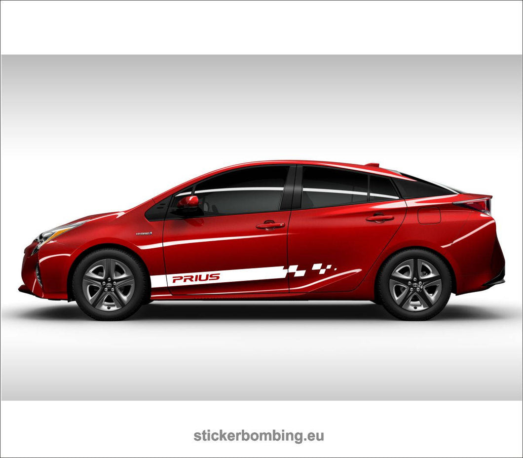 Toyota Prius stripes vinyl graphics and decals kits 2013 2017 - 