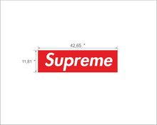 Load image into Gallery viewer, Supreme Door sticker, Supreme Wall sticker
