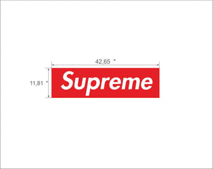 Supreme Door sticker, Supreme Wall sticker