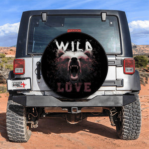 Premium quality-Full Ecological Leather-Tire Cover Wild Love