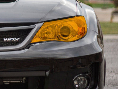 Car headlight tint film taillight - 