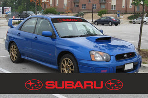 Universal Windshield Banner Decal Subaru