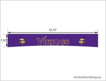Load image into Gallery viewer, Universal Windshield Banner Decal &quot;Minnesota Vikings&quot;