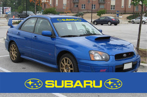 Universal Windshield Banner Decal Subaru