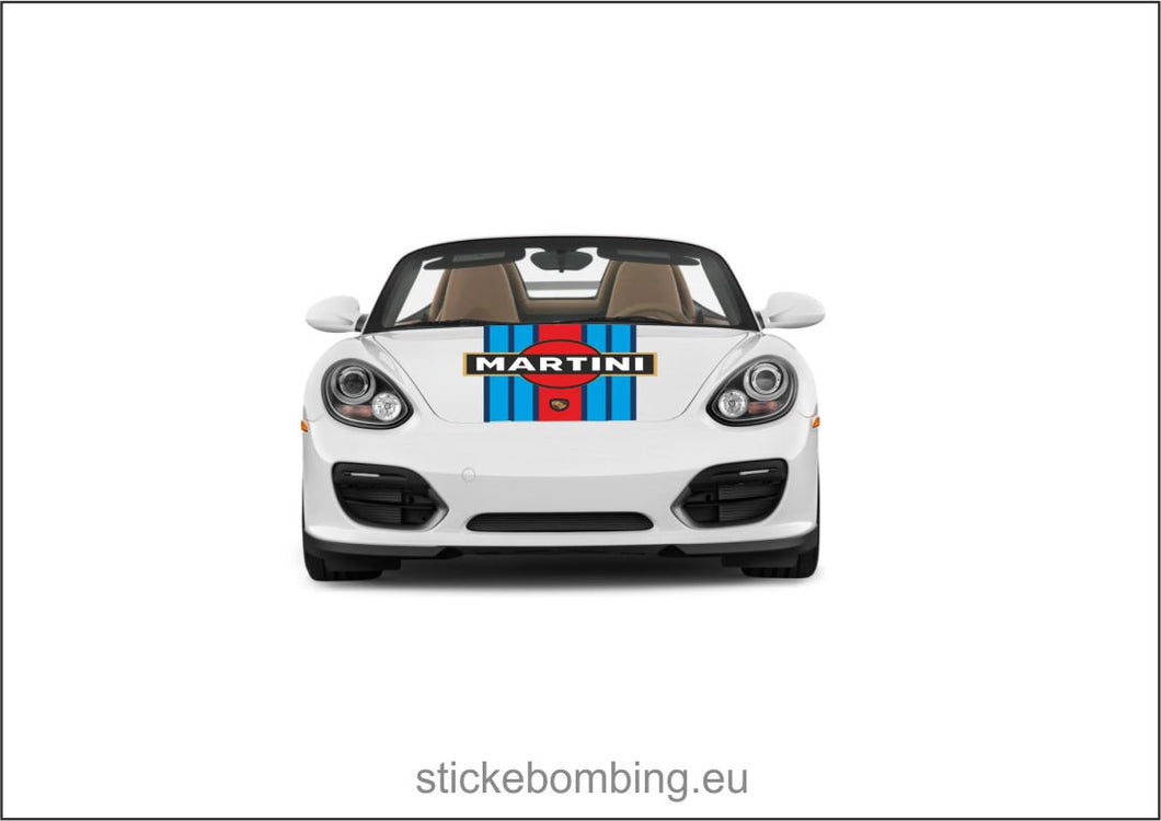 Porsche Boxster Spyder 987 Martini 2012-2016 - Rally car graphics kit decals - Vehicle Car graphics