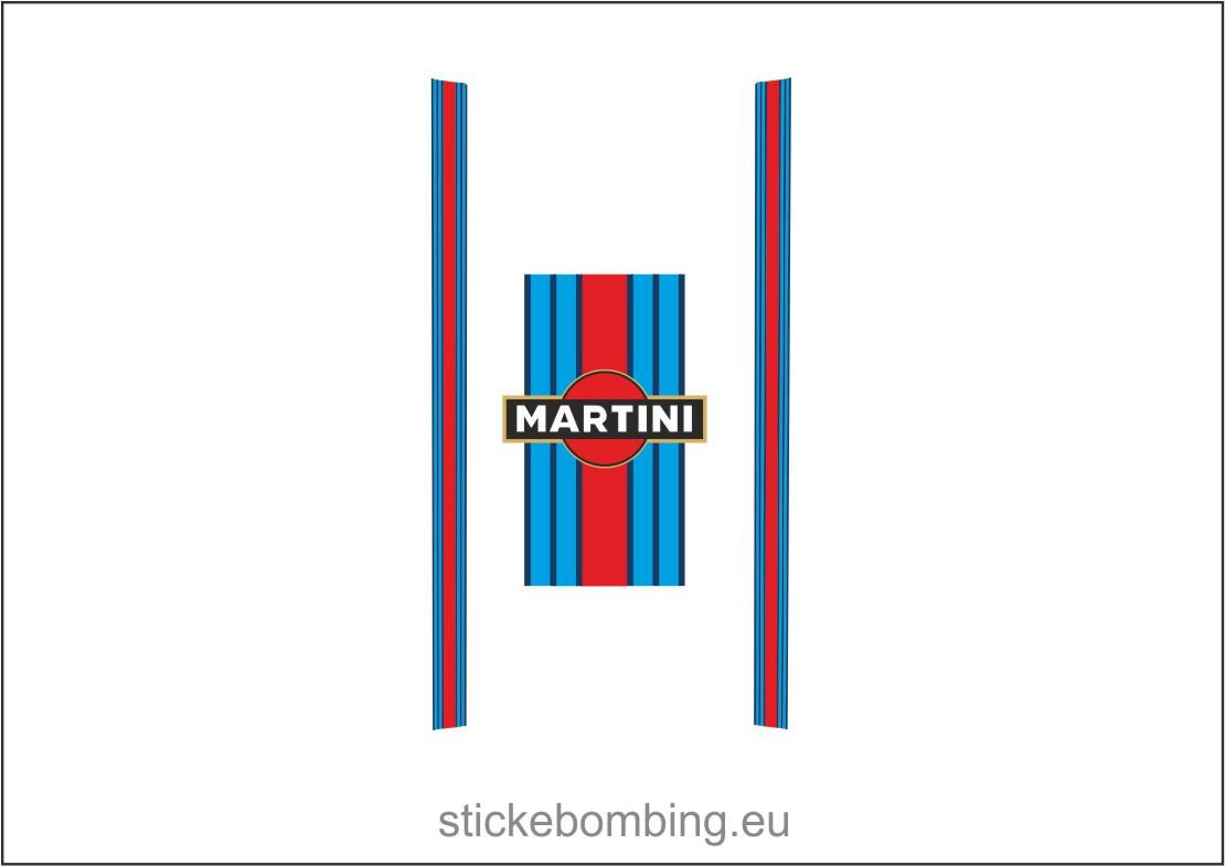 Porsche Boxster Spyder 987 Martini 2012-2016 - Rally Car Graphics Kit 