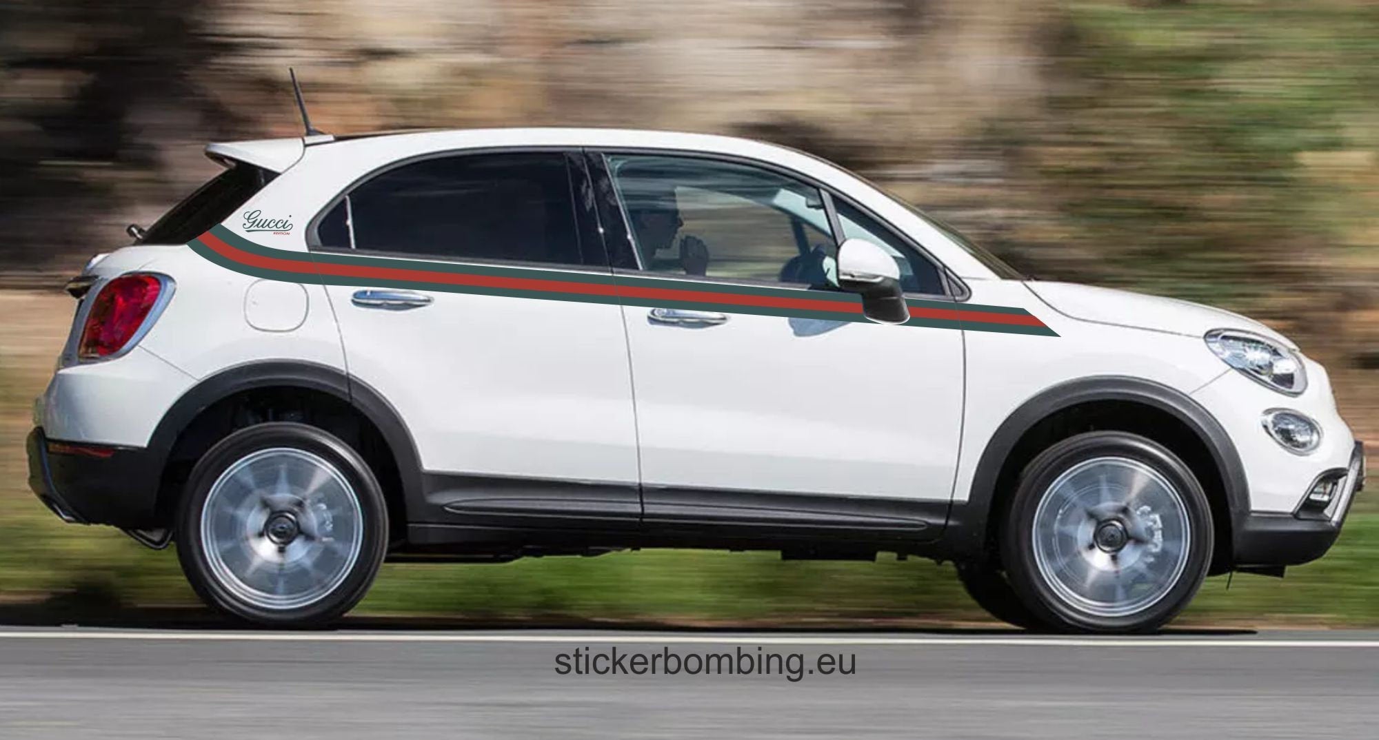 Fiat 500 X 2017 graphics kit decals Gucci Edition