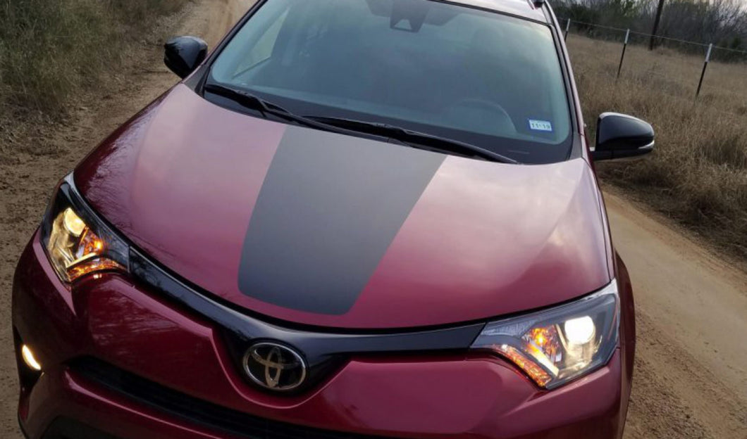 Toyota RAV4 hood stripe decal