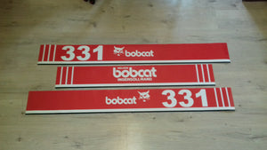 Stickers set for Bobcat X331 (1997-1999) Mini/Kompact-digger Bobcat 331