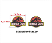 Load image into Gallery viewer, Jeep Wrangler Jurassic Park Door Set Decal