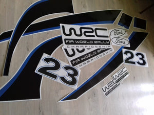 Graphic decals set ford - "Ford Focus RS WRC Edition"
