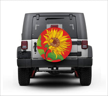 Load image into Gallery viewer, Universal tire cover &amp; wheel cover for Jeep Wrangler - &quot;Sunflower Edition 2&quot;