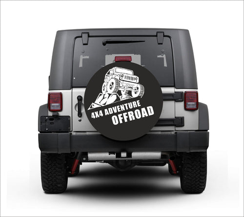 Universal tire cover & wheel cover for Jeep Wrangler - 