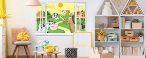 Kids wallpaper - Farm Wallstickers - Kids Room - Nursery Wall Decals - Cow Wall Decals