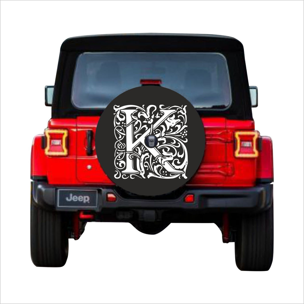 Universal tire cover & wheel cover for Jeep Wrangler For models JL 2017-2019 with a rear camera - 