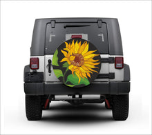 Load image into Gallery viewer, Universal tire cover &amp; wheel cover for Jeep Wrangler - &quot;Sunflower Edition 5&quot;