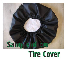 Load image into Gallery viewer, Universal tire cover &amp; wheel cover for Jeep Wrangler - &quot;Oceanside Surf Rider 1985&quot;