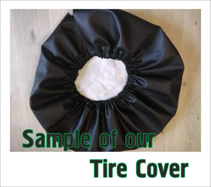 Universal tire cover & wheel cover for Jeep Wrangler - "American Flag"