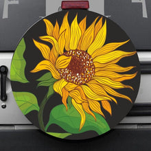 Load image into Gallery viewer, Universal tire cover &amp; wheel cover for Jeep Wrangler - &quot;Sunflower Edition 5&quot;