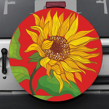 Load image into Gallery viewer, Universal tire cover &amp; wheel cover for Jeep Wrangler - &quot;Sunflower Edition 2&quot;