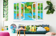Load image into Gallery viewer, Kids wallpaper - Dino Wallstickers - Kids Room - Nursery Wall Decals - Dinosaur