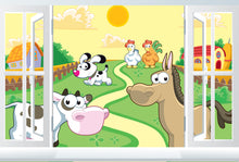 Load image into Gallery viewer, Kids wallpaper - Farm Wallstickers - Kids Room - Nursery Wall Decals - Cow Wall Decals