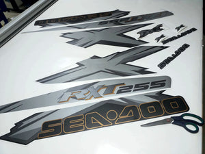Stickers set for Sea-doo Rxt-x 255 model 2008-2009-Graphic decals kit