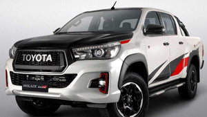 Stickers set for Toyota hilux decals-"Gazoo Racing"2018-2020-Car Graphics Set