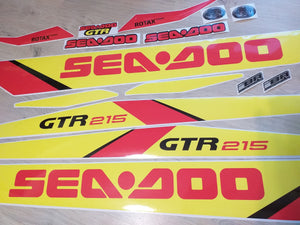 Stickers set for Sea-doo GTR 215-Graphics decals kit-Stickers set for Sea-doo gtr 215 model 2015