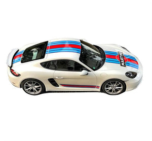 Stickers set for Porsche 718/Cayman 981 Martini-Car Graphics Set