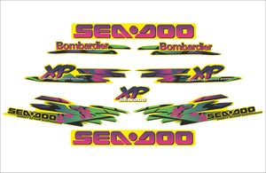 Stickers set for Sea-doo XP  -model 1997-1999 Graphics decals kit