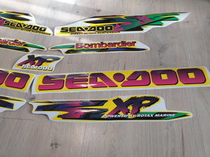 Stickers set for Sea-doo XP  -model 1997-1999 Graphics decals kit